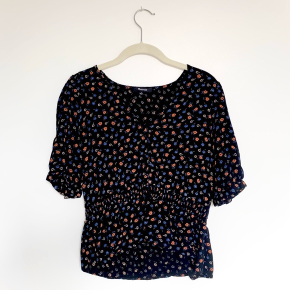 Small Madewell Floral Blouse - Picture 1 of 1